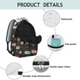 thumbnail image 4 of Sushi Party Students Backpack Japanese Food Sushi Roll School Bag with Foodie Kawaii Cartoon Design, Lightweight and Adjustable Strap, 4 of 6