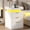 white, variant on LED Nightstand Set of 2 with Charging Station & USB Ports, 3-Drawer Bedside Table with Adjustable RGB LED Lights, High-Gloss Modern Nightstands for Bedroom, White
