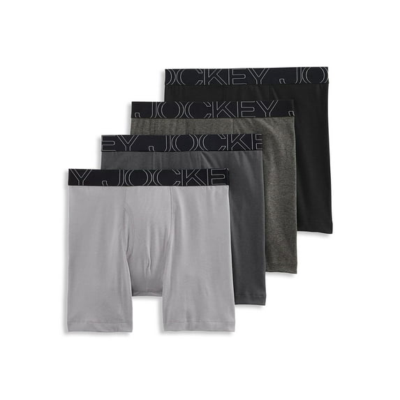 Jockey Men ActiveBlend 7" Midway Brief - 4 Pack