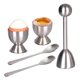 thumbnail image 1 of Eggshell cutter set, eggshell separator, includes 2 egg cups, 2 spoons, 1 cutter., 1 of 4