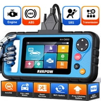 AVAPOW OBD2 Scanner, Code Reader for Engine ABS SRS Transmission Diagnostic, Scan Tool with 3 Reset Services, AutoVIN, Battery & Performance Test, Free Lifetime Update