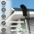 thumbnail image 3 of Txkrhwa Gutter Guard Cleaning Brush, Extendable Guard Cleaner Tool with 7 Splicing Aluminum Extension Poles, Long Splicing Gutter Cleaning Tools for Easy Removing Leaves and Debris Cleaner, 3 of 9
