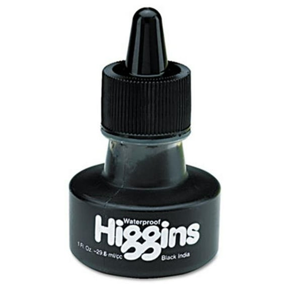 Higgins.44201 Encre à Dessin Pigmentée Imperméable - Noir