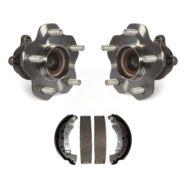 Transit Auto Rear Brake Drum Shoes and Wheel Hub Bearing Assembly Kit for Car 2013-2019 Nissan Sentra K7D-100709