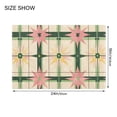 thumbnail image 4 of Yayeee Bath Rug for Bathroom Floor Non Slip Rectangle Fluffy Soft Absorbent Mat, 16"x24", Retro Green Stars, 4 of 7