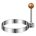 thumbnail image 1 of weibbin 2PC Stainless Steel Ring 316 Stainless Steel Shaper Cooking Ring Non-stick Frying Tool, 1 of 5