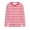 Red a1, variant on UQJfacai Girls Striped Long Sleeve T Shirts Kids Summer Oversized Tops Color Block Cute Casual Crewneck Tees 3-14 Years