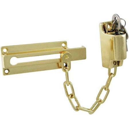 door chain guard keyed brass ultra walmart