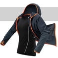 thumbnail image 1 of Chaqueta transpirable Hombres s impermeables con capucha de manga larga XL gris shamjiam Camisas de pesca impermeables, 1 of 9