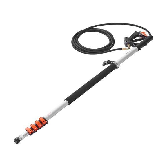21 ft Long Reach Pressure Washer Wand - 4000 PSI Telescoping Spray Wand with 7 Nozzle Options