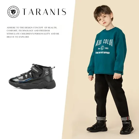 

Baby Boys Breathable Sneakers With Non-slip Soles For Fall Winter New