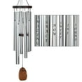 thumbnail image 4 of Woodstock Wind Chimes Signature Collection, Affirmation Chime, 25'' Amazing Grace Silver Wind Chime AFASB, 4 of 9