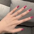 thumbnail image 4 of 24PCS Wedding Fake Nail Tip Round Matte Full Cover False Nail Tip with Glue, 4 of 4