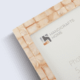 thumbnail image 4 of Handicrafts Home 5 by 7 Picture Frames Pack of 2 – Pink Mother of Pearl Photo Frame, Decorative Frames for Wall & Desk, Boho Chic & Vintage Inspired Home Decor, Unique Handmade Photo Display, 4 of 6