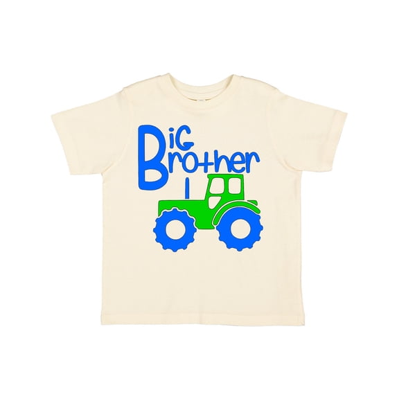 Inktastic Big Brother Tractor Boys Toddler T-Shirt