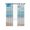 Blue, variant on Blue Ocean Blackout Curtains, Light Blocking Print Window Curtains, Coastal Sea Beach Shore Sky Waves Scenery Thermal Insulated Window Drapes for Living Room Kitchen Cafe 2 Panels, 84"W x 63"L
