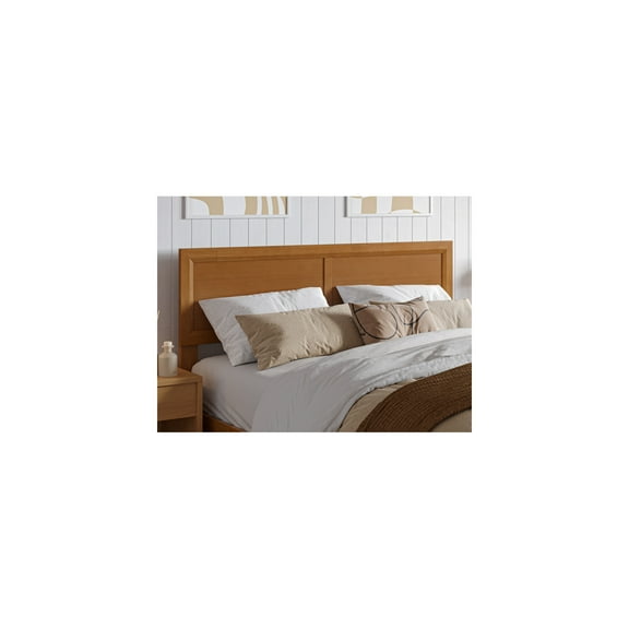 Solid Wood Headboard - Adjustable Panel, Modern Elegance - Fits Metal Bed Frames - Twin, Full, Queen, King