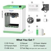Entina Desktop 3D Printer Tina2S, Wi-Fi Control Auto Leveling Heated Plate for Beginners STEM DIY