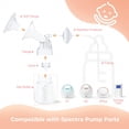 thumbnail image 2 of Piezas para extractores de leche Hranio compatibles con los biberones Spectra 6, 2 of 6