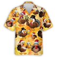 thumbnail image 2 of Camisa holgada de manga corta con estampado 3D de Animel divertido para hombre, estilo hawaiano, para vacaciones en la playa, estilo vintage, informal, de verano, 2 of 4