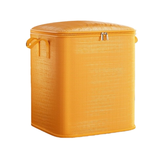 TIELUTT Storage with Lid Extra Large Capacity Double Zipper Organizer Fabric Storage Bags with Zipper Closet Storage with Storage Bags for Comforters and Blankets Storage Tots Large Clothes Storage B