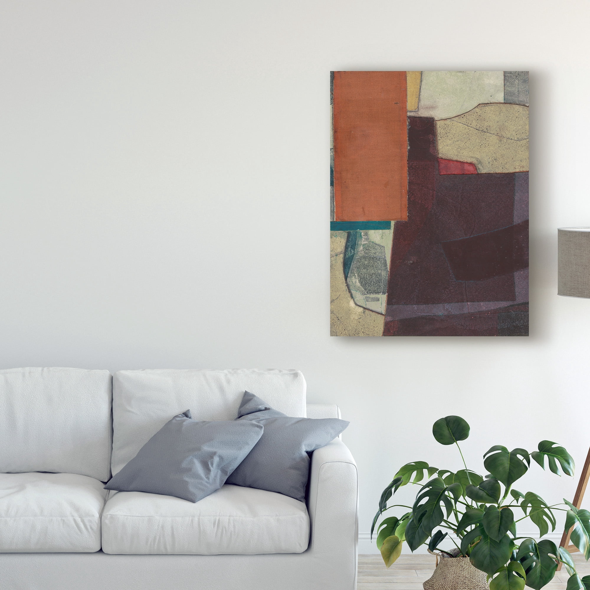 Trademark Fine Art 'Mid Century Collage I' Canvas Art by Rob Delamater