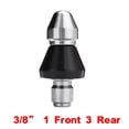 thumbnail image 1 of Water Pipe Nozzle Municipal Sewer Nozzle Water Flushing Dredging Garden Cleaning Machine Accessories Irrigation System Irrigation Irrigation Timer Irrigation Tubing Irrigation Hose Irrigation System, 1 of 8