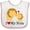 White and Pink, variant on Inktastic I Love My Nona Boys or Girls Baby Bib