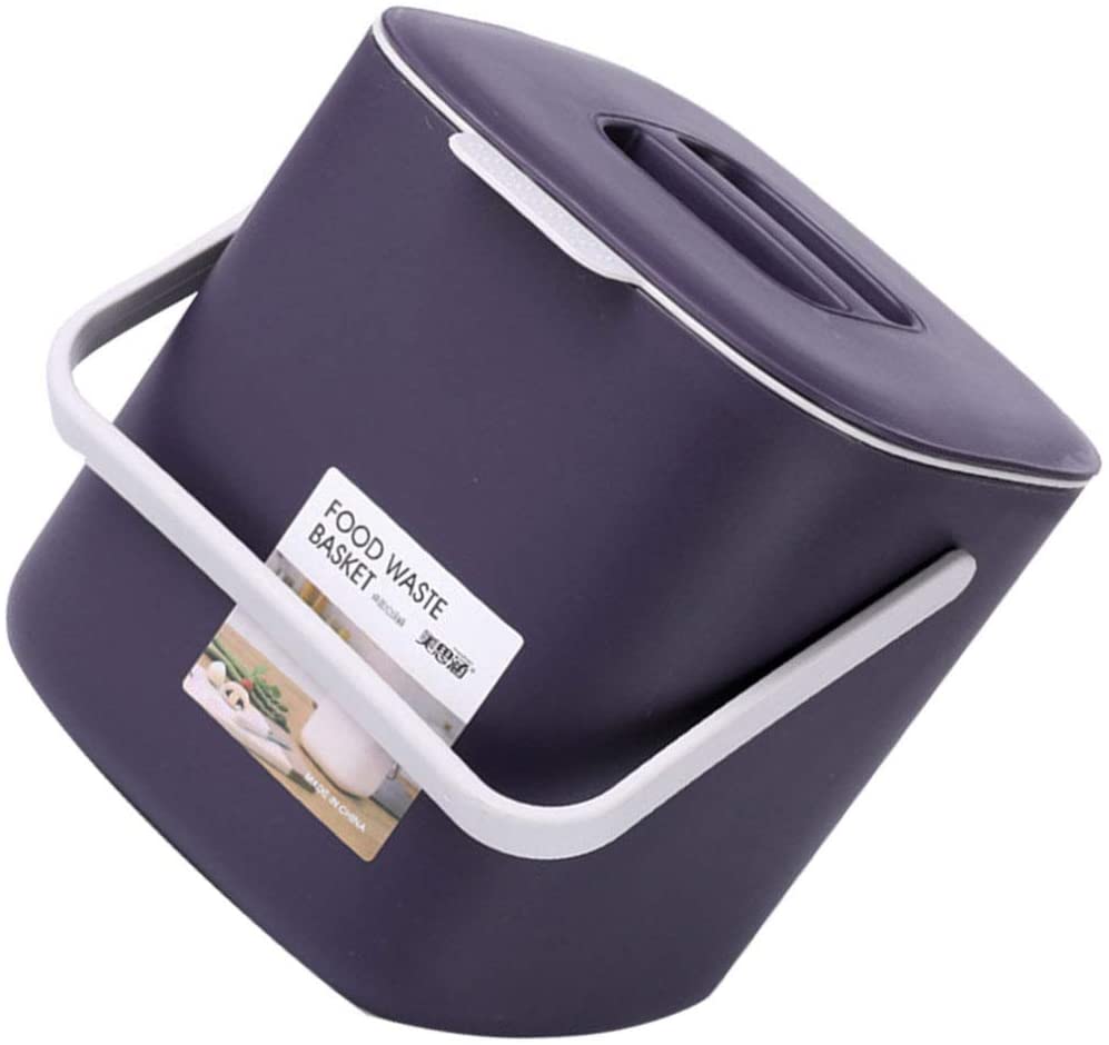 Table Trash Can Compost Bin Mini Wastebasket Trash Can Easy Clean