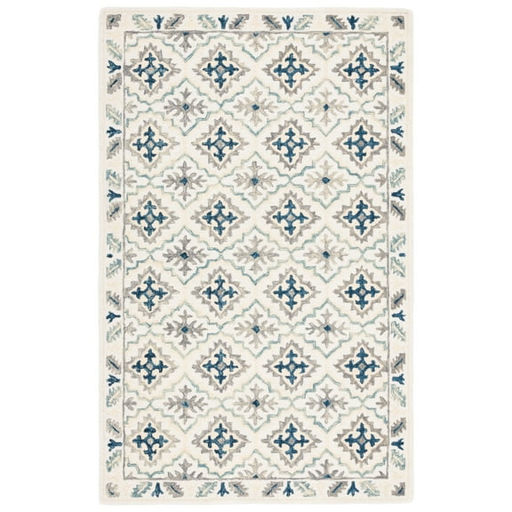 Safavieh  Handmade Aspen Lucila Boho Wool Rug 5' x 8' 5' x 8' Indoor,Handmade Living Room,Bedroom,Dining Room Rectangle