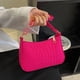 thumbnail image 2 of Bolso Bolso Mano Femenino Fieltro Portátil Informal para El (rosa Roja), 2 of 8