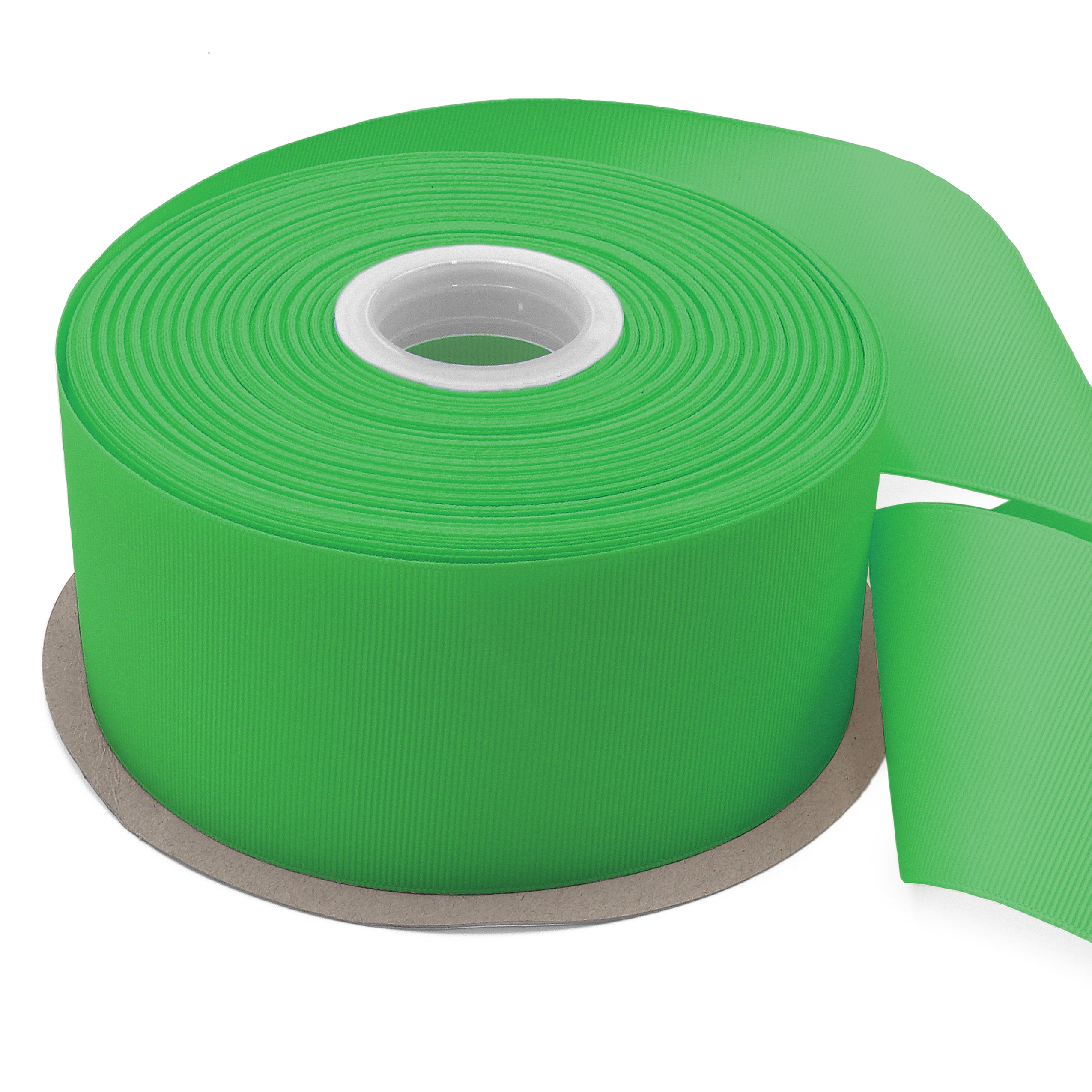 GWEN STUDIOS Grosgrain Emerald Green Polyester Ribbon, 150' x 2.5"