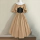 thumbnail image 2 of Vestidos Para Mujer, Vestido Retro Vintage, Cuello Redondo, Manga Acampanada, Hombros Descubiertos, Medieval Con Corsé, Vestido de Baile de Retazos Odeerbi ODB183948, 2 of 6