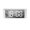 White, variant on NEXAVKPR Led Mirror Alarm Clock 12/24 Hour Backlight Modes Festival New Year Party
