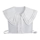 thumbnail image 1 of Cuello decorativo plisado para muñeca Cuello falso de algodón mezclado para trajes Ropa deportiva, 1 of 10