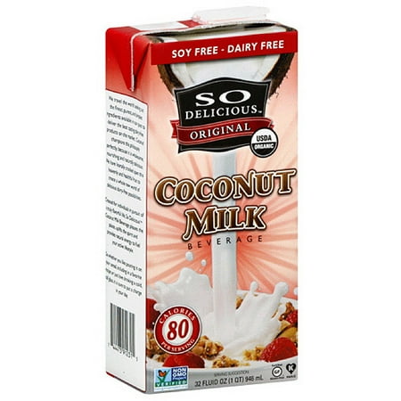 So Delicious Original Coconut Milk, 32 oz (Pack of 12)