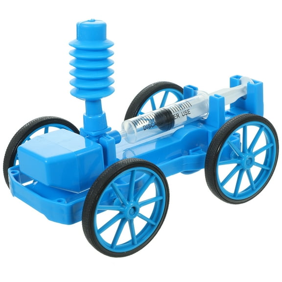 Himition 1Set Air Powered Car Toy Creative Educational Plaything for Kids Black Red