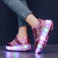 thumbnail image 5 of Zapatillas de deporte, zapatos con ruedas, patines Parkour deformación al aire libre, doble uso, niños, niñas, adultos, hombres, mujeres, patines Unisex, 5 of 5