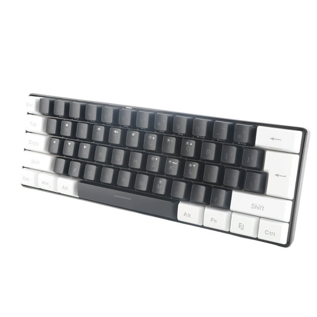 Wired Gaming Keyboard, 61 Keys RGB Mechanical Feeling Keyboard for PC Mac