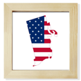 thumbnail image 1 of Rhode Island USA mapa estrellas rayas bandera Pantalla de escritorio de pared de fotograma cuadrado, 1 of 4