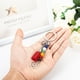 thumbnail image 5 of Sonducket LLavero de cuentas de piedra de colores, colgante de Fitness a la moda, colgante de loto, cadenas de borlas, joyería para mujer, accesorios para Accesorios de disfraces Sonducket AP012048-00, 5 of 6