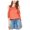 Orange, variant on Sanctuary Clothing Womens Pullover Off the Shoulder Blouse, Off-White, X-Small