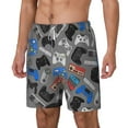 thumbnail image 2 of Gaeub Video Game Mens Swim Trunks Stretch Beach Shorts Quick Dry for Men Swim Shorts Swimwear with Pockets- XX-Large, 2 of 9