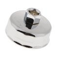 thumbnail image 2 of pitrice 901 Sliver Oil Filter Remover Cap Oil Grid Wrench 14 Flutes For Car 70x55mm, 2 of 8