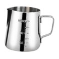 thumbnail image 2 of Jarra para espumar leche, vaso espumador leche, accesorios para máquina espresso, jarra para cafetería, latte, hogar, café. 250 ml, 2 of 8