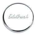 thumbnail image 1 of Edelbrock Bouchon de Remplissage d'Huile 4415 Push-In; Rond; Acier; Chrome avec Script Edelbrock Intégré, 1 of 3
