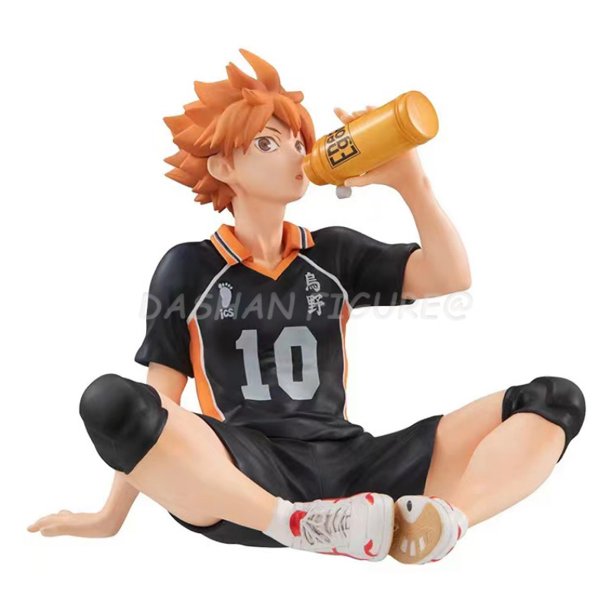 ¡Anime Haikyuu! Figura DE ACCIÓN DE Shoyo Hinata Tobio Kageyama, adornos de coche, decoraciones de habitación, modelo coleccionable, juguetes para regalos, 12cm