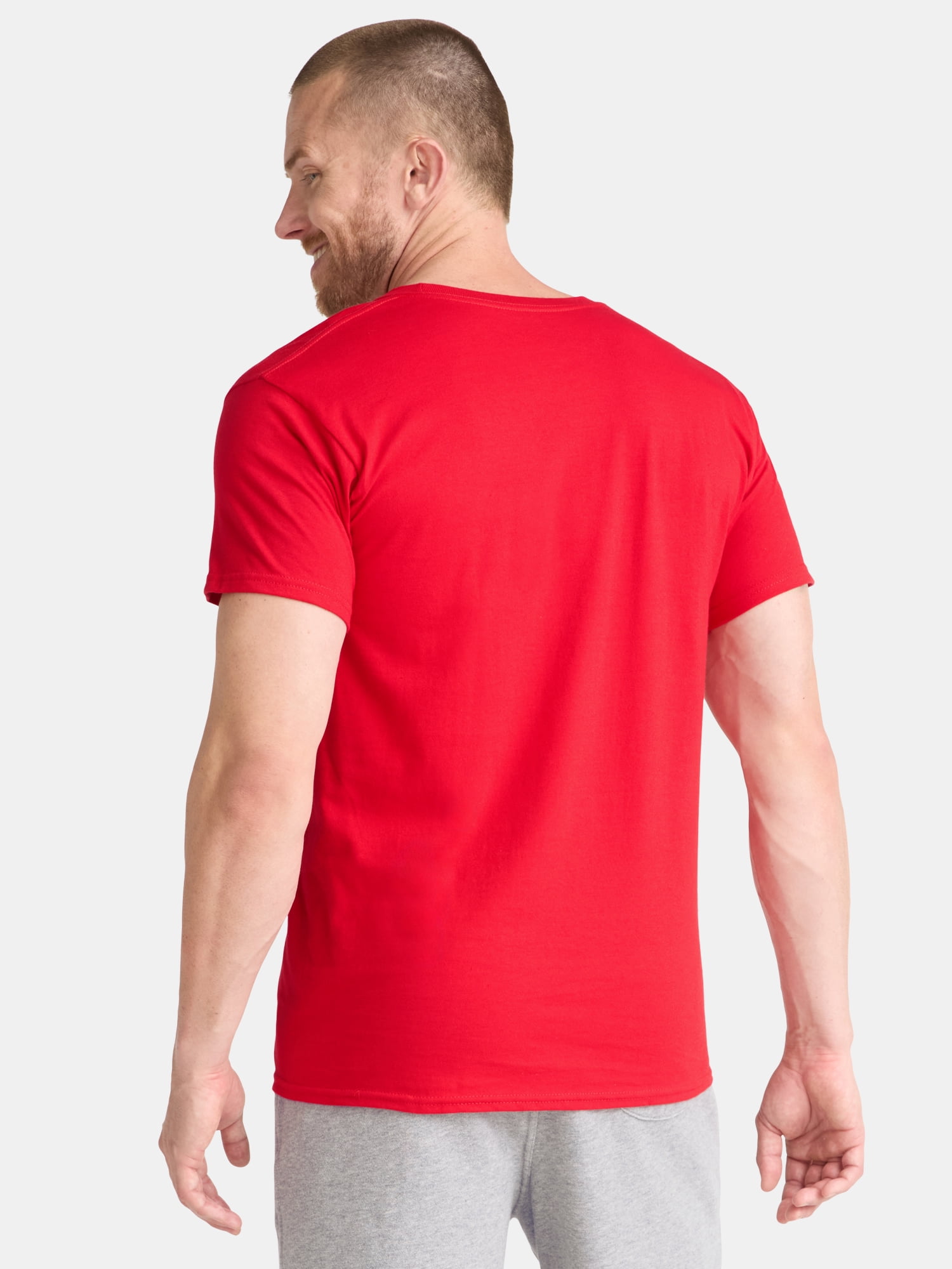 Athletic Works Men's and Big Men's Cotton Active Tee, Sizes XS-5XL and Tall Sizes