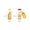 White, variant on 60 Pcs Dumb gold Enamel Luck Peanut Charms Pendant 18X8MM Y-52-Green
