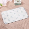 thumbnail image 4 of Aoznliie Cooling Mat for Dogs, Bandana Puppy Print Ice Silk Pet Cooling Mat for Summer, 18x24 inch Dog Cooling Pad for Indoor Floor, White, 4 of 9